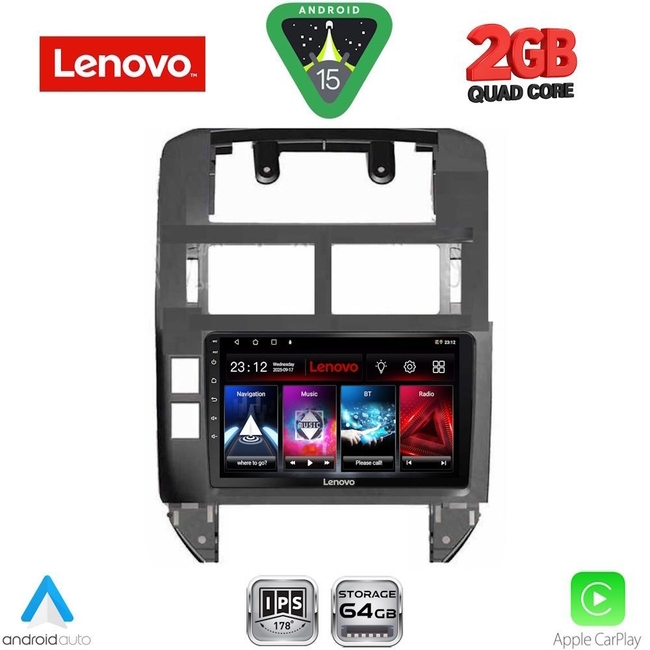LENOVO LVD 2755_CPA (9inc) MULTIMEDIA TABLET for VW POLO mod. 2002-2009