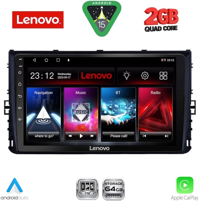 LENOVO LVD 2758_CPA (9inc) MULTIMEDIA TABLET for VW POLO – TROC – TCROSS mod. 2017>