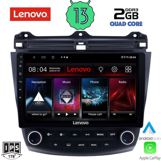 LENOVO LVD 4182_CPA (10inc) MULTIMEDIA TABLET for HONDA ACCORD mod. 2003-2007