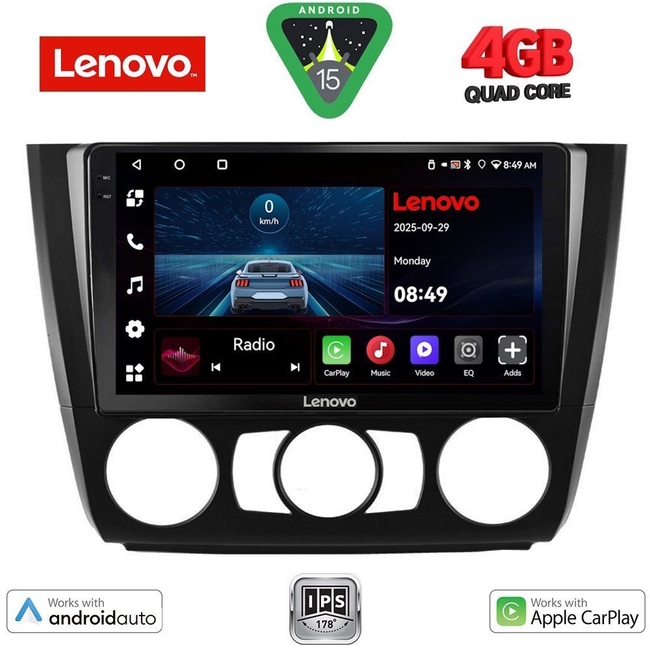 LENOVO LVE 8040_CPAA A/C (9inc) MULTIMEDIA TABLET for BMW S.1  E81-82-87-88 mod. 2004-2013