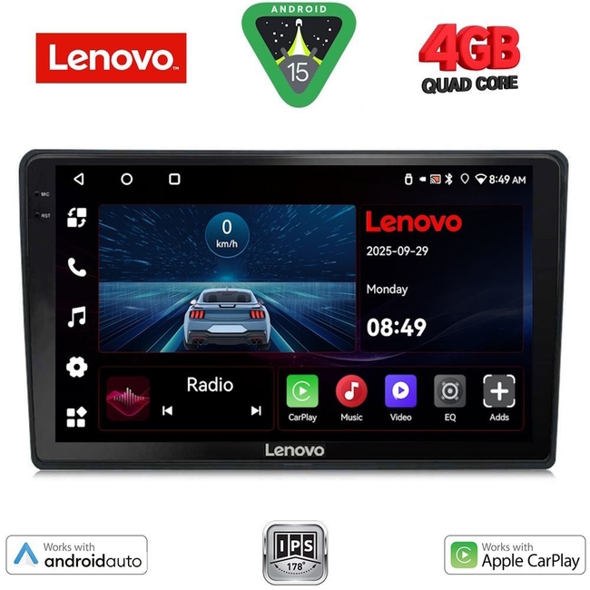 LENOVO LVE 8086_CPAA (10inc) MULTIMEDIA TABLET for CITROEN C4 - DS4 mod. 2018>