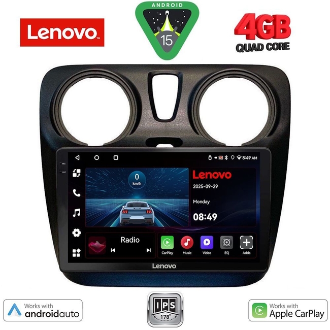 LENOVO LVE 8112_CPAA (9inc) MULTIMEDIA TABLET for DACIA DOKKER 2012>