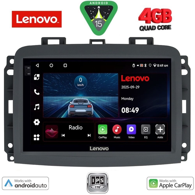 LENOVO LVE 8132_CPAA (10inc) MULTIMEDIA TABLET for FIAT 500L mod. 2012>