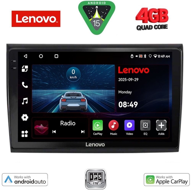 LENOVO LVE 8136_CPAA (9inc) MULTIMEDIA TABLET for FIAT BRAVO mod. 2007>