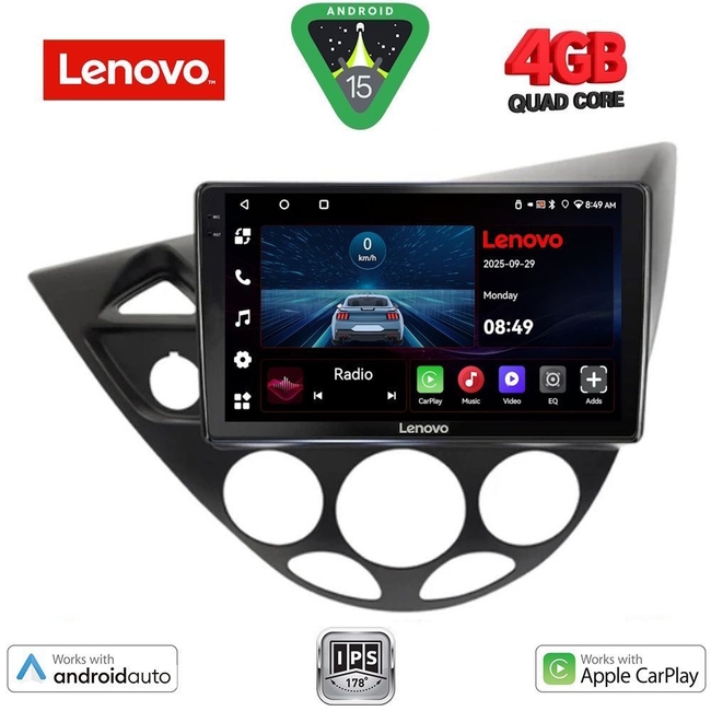 LENOVO LVE 8169_CPAA  (9inc) MULTIMEDIA TABLET for FORD FOCUS mod. 1998-2004