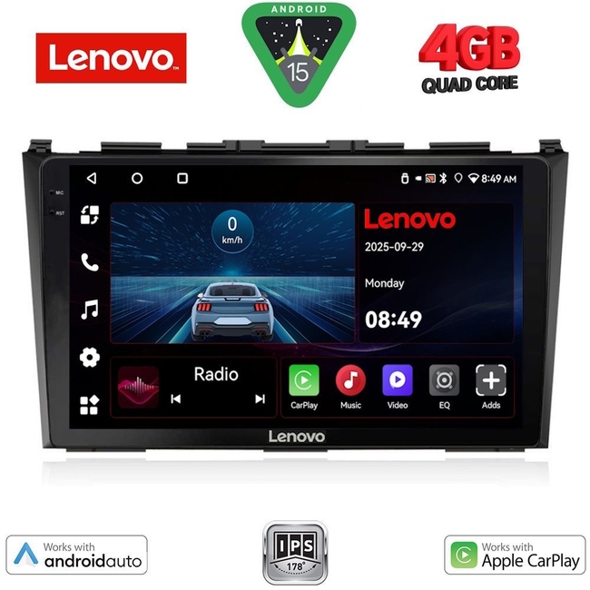 LENOVO LVE 8197_CPAA (9inc) MULTIMEDIA TABLET for HONDA CRV mod. 2006-2012