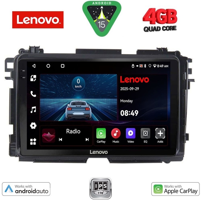 LENOVO LVE 8201_CPAA (9inc) MULTIMEDIA TABLET for HONDA HRV mod. 2015-2021