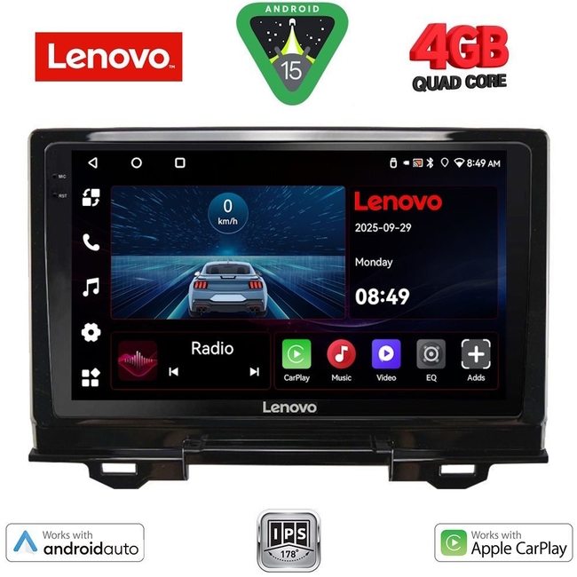LENOVO LVE 8202_CPAA (9inc) MULTIMEDIA TABLET for HONDA HRV mod. 2021>