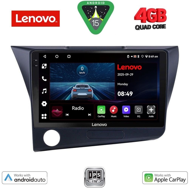 LENOVO LVE 8203_CPAA (9inc) MULTIMEDIA TABLET for HONDA CRZ mod. 2010-2016