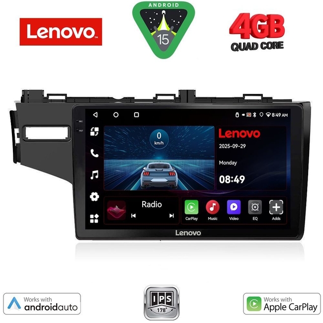 LENOVO LVE 8212_CPAA (10inc) MULTIMEDIA TABLET for HONDA JAZZ mod. 2013>