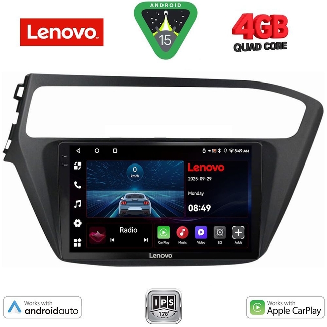 LENOVO LVE 8230_CPAA (9inc) MULTIMEDIA TABLET for HYUNDAI i20 mod. 2018-2021