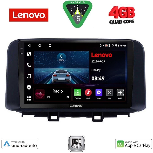 LENOVO LVE 8237_CPAA (10inc) MULTIMEDIA TABLET for HYUNDAI KONA mod. 2017>