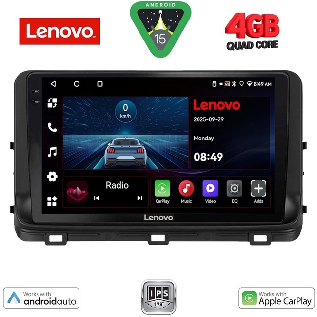 LENOVO LVE 8303_CPAA (10inc) MULTIMEDIA TABLET for KIA CEED - XCEED mod. 2018-2022