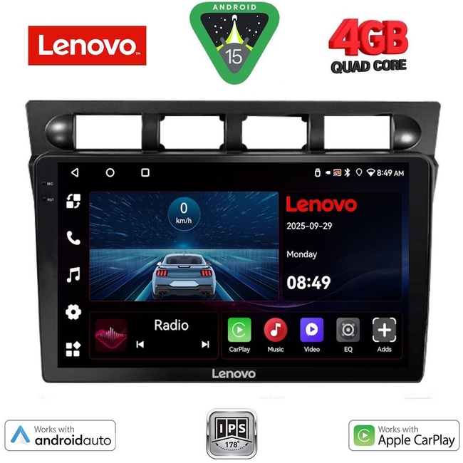 LENOVO LVE 8306_CPAA (9inc) MULTIMEDIA TABLET for KIA PICANTO mod. 2004-2008