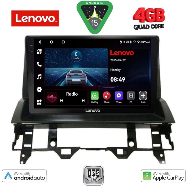 LENOVO LVE 8376_CPAA DASH (10inc) MULTIMEDIA TABLET for MAZDA 6 mod. 2002-2008