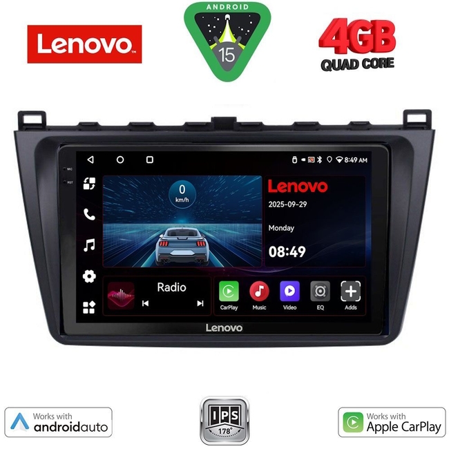 LENOVO LVE 8377_CPAA (9inc) MULTIMEDIA TABLET for MAZDA 6 mod. 2008-2012