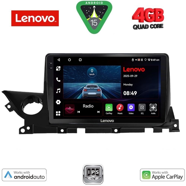 LENOVO LVE 8379B_CPAA (9inc) MULTIMEDIA TABLET for MAZDA 6 mod. 2021>