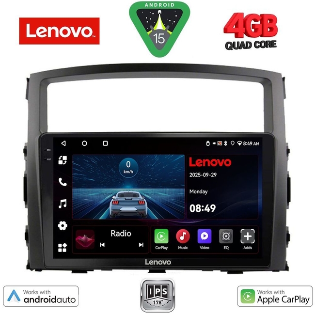 LENOVO LVE 8446_CPAA (9inc) MULTIMEDIA TABLET for MITSUBISHI PAJERO mod. 2006-2013