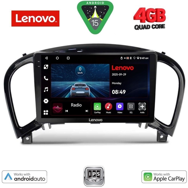 LENOVO LVE 8452_CPAA (9inc) MULTIMEDIA TABLET for NISSAN JUKE mod. 2009-2020