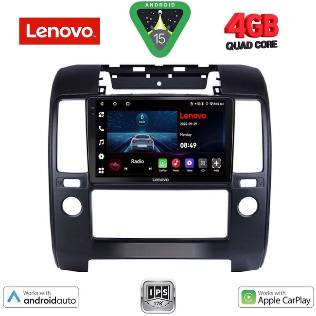 LENOVO LVE 8454_CPAA A/C (9inc) MULTIMEDIA TABLET for NISSAN NAVARA D40 mod. 2006-2011 με A/C
