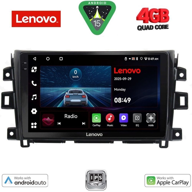 LENOVO LVE 8456_CPAA (10inc) MULTIMEDIA TABLET for NISSAN NAVARA mod. 2016>