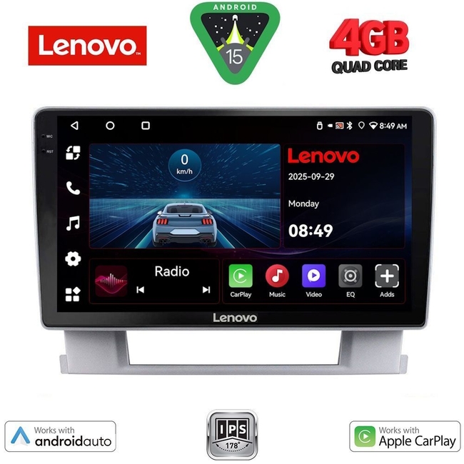 LENOVO LVE 8482_CPAA (9inc) MULTIMEDIA TABLET for OPEL ASTRA J  mod.2010-2016