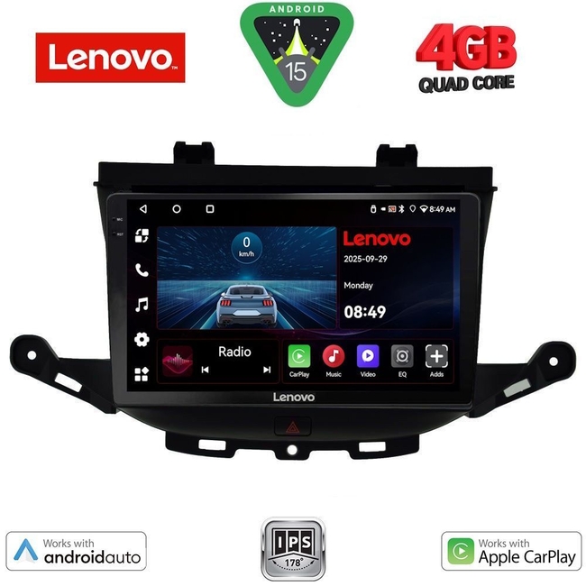 LENOVO LVE 8483_CPAA (9inc) MULTIMEDIA TABLET for OPEL ASTRA K  mod.2015>