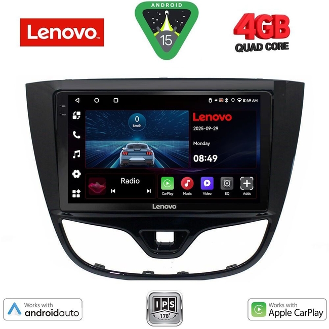 LENOVO LVE 8489_CPAA (10inc) MULTIMEDIA TABLET for OPEL KARL mod. 2014-2019