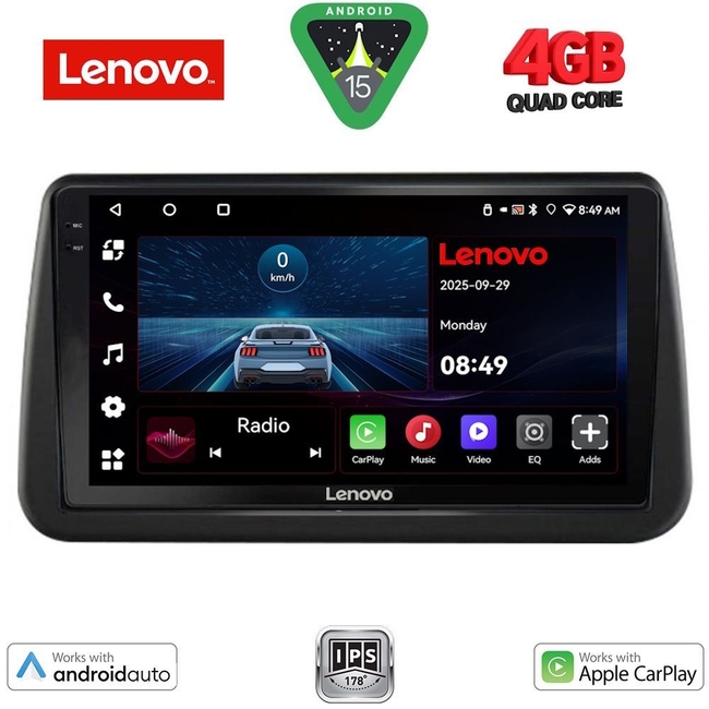 LENOVO LVE 8494_CPAA (9inc) MULTIMEDIA TABLET for OPEL MERIVA mod. 2010-2017