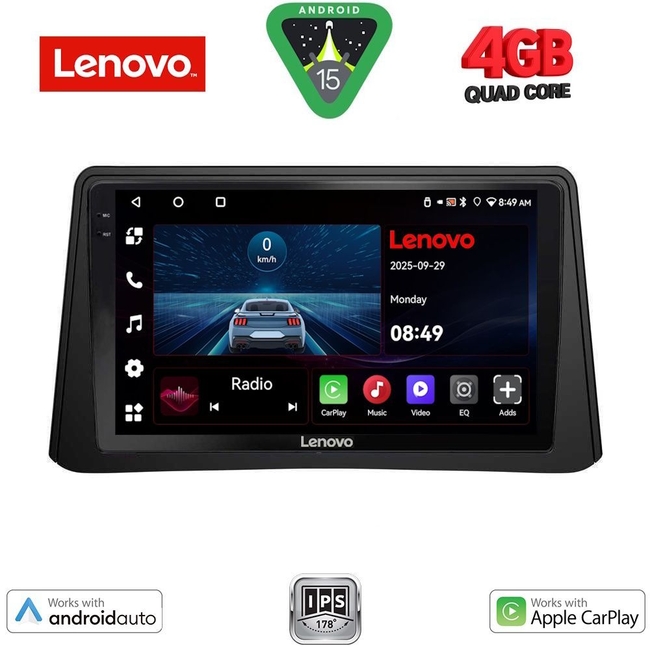 LENOVO LVE 8496_CPAA (9inc) MULTIMEDIA TABLET for OPEL MOKKA mod. 2012-2015