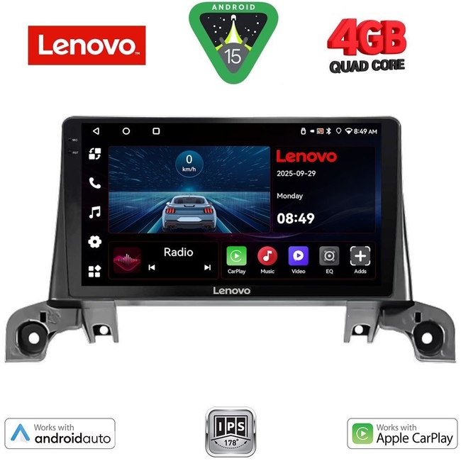 LENOVO LVE 8519_GPS (9inc) MULTIMEDIA TABLET for PEUGEOT 3008 - 5008 mod. 2016>