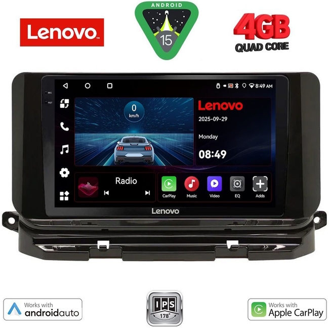 LENOVO LVE 8598_CPAA (10inc) MULTIMEDIA TABLET for SKODA OCTAVIA 8 mod. 2021>