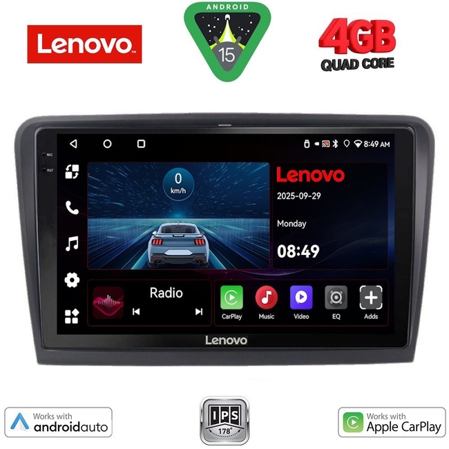 LENOVO LVE 8604_CPAA (10inc) MULTIMEDIA TABLET for SKODA SUPERB mod. 2008-2015
