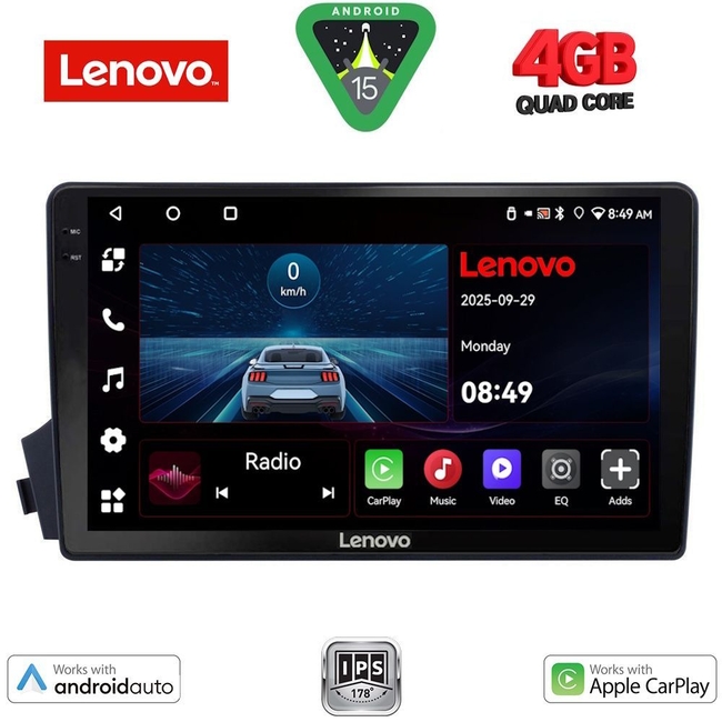 LENOVO LVE 8650_CPAA (9inc) MULTIMEDIA TABLET for SSANGYANG ACTYON - KYRON mod. 2006-2015