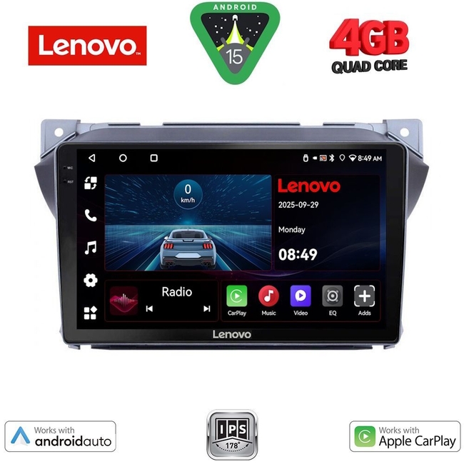LENOVO LVE 8670_CPAA (9inc) MULTIMEDIA TABLET for SUZUKI ALTO - NISSAN PIXO 2009>
