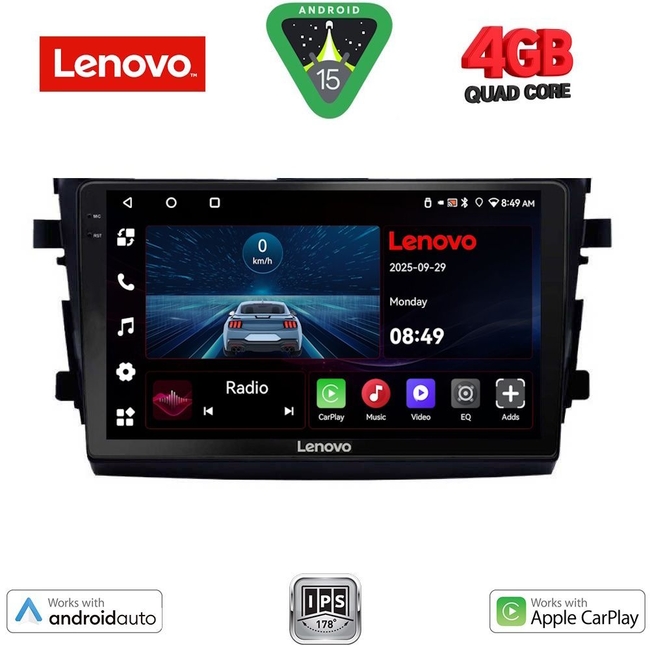 LENOVO LVE 8674_CPAA (9inc) MULTIMEDIA TABLET for SUZUKI CELERIO mod. 2015>