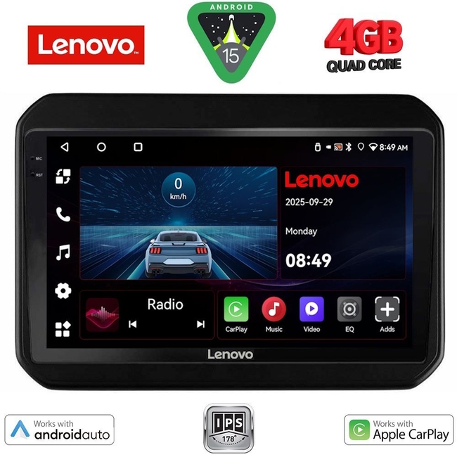 LENOVO LVE 8676_CPAA (9inc) MULTIMEDIA TABLET for SUZUKI IGNIS mod. 2016>