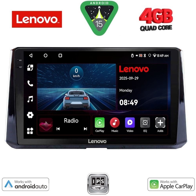 LENOVO LVE 8716_CPAA (10inc) MULTIMEDIA TABLET for TOYOTA COROLLA mod. 2019>