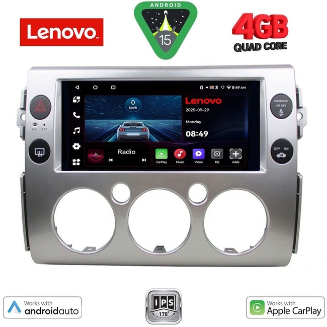 LENOVO LVE 8717_CPAA (9inc) MULTIMEDIA TABLET for TOYOTA FJ CRUISER mod. 2007-2013