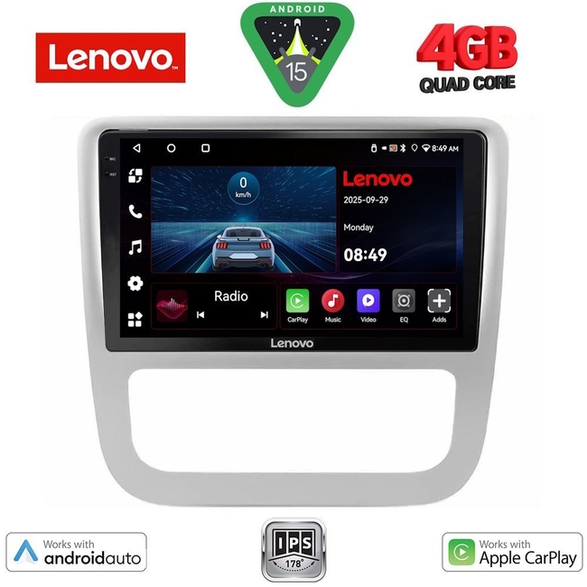 LENOVO LVE 8751_CPAA CLIMA (9inc) MULTIMEDIA TABLET for VW EOS mod. 2006> - SCIROCCO mod. 2011-2014