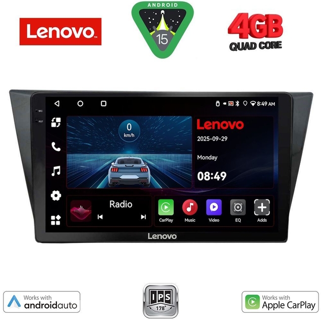 LENOVO LVE 8761_CPAA (10inc) MULTIMEDIA TABLET for VW TIGUAN mod. 2016>