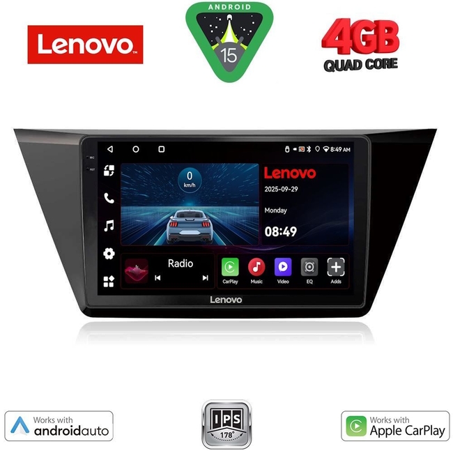 LENOVO LVE 8769_CPAA (10inc) MULTIMEDIA TABLET for VW TOURAN mod. 2016>