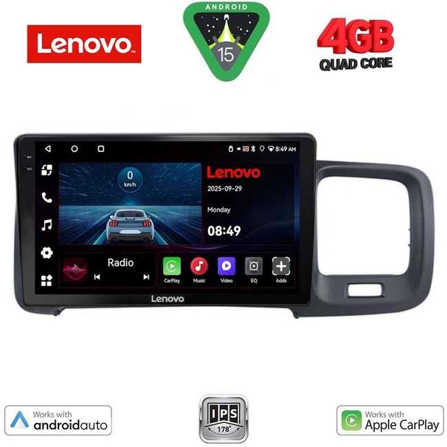 LENOVO LVE 8785_CPAA (9inc) MULTIMEDIA TABLET for VOLVO S60 mod. 2010-2018