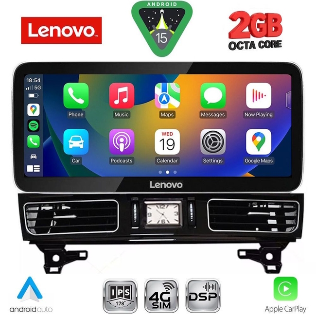 LENOVO LVF 12997_CPA (12.3inc) (NTG 4.5) MULTIMEDIA SYSTEM for MERCEDES ML (W166) mod. 2011-2019