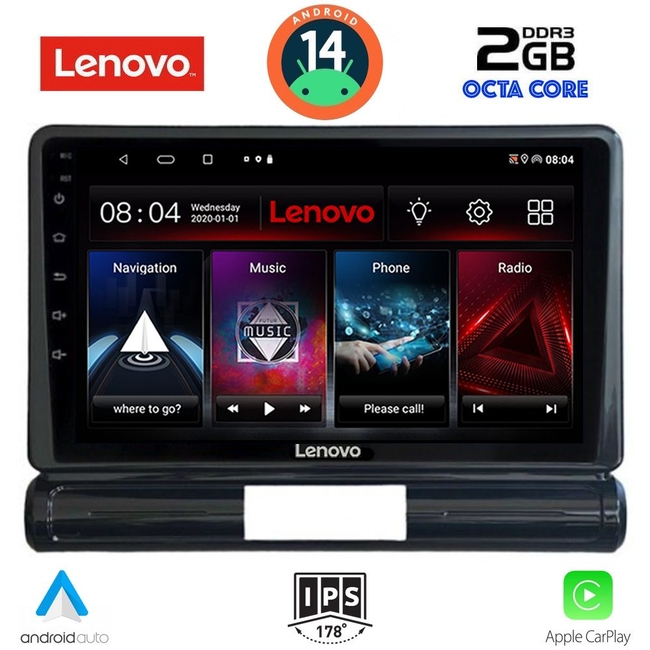 LENOVO LVF 5093M_CPA (9inc) MULTIMEDIA TABLET for CITROEN C3 - DS3 mod. 2016> Med Version