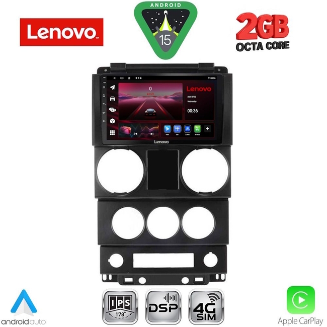 LENOVO LVF 5292_CPA (9inc) MULTIMEDIA TABLET for JEEP WRANGLER  mod. 2006-2011