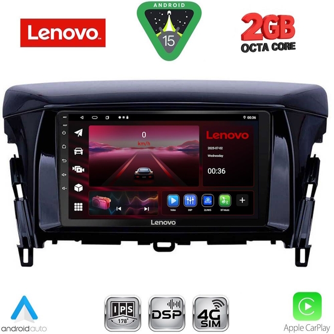 LENOVO LVF 5432_CPA (9inc) MULTIMEDIA TABLET for MITSUBISHI ECLIPSE CROSS mod. 2018-2026