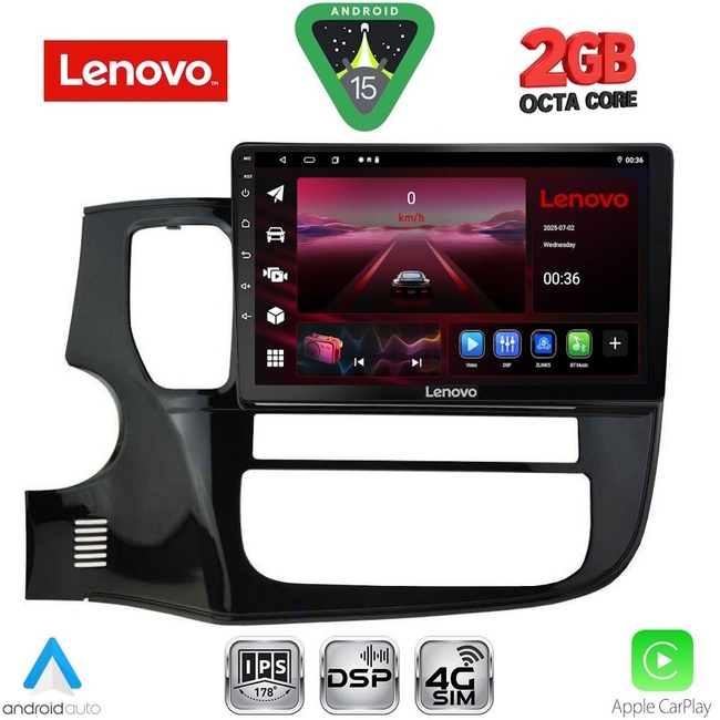 LENOVO LVF 5443_CPA (10inc) MULTIMEDIA TABLET for MITSUBISHI OUTLANDER mod. 2013-2020
