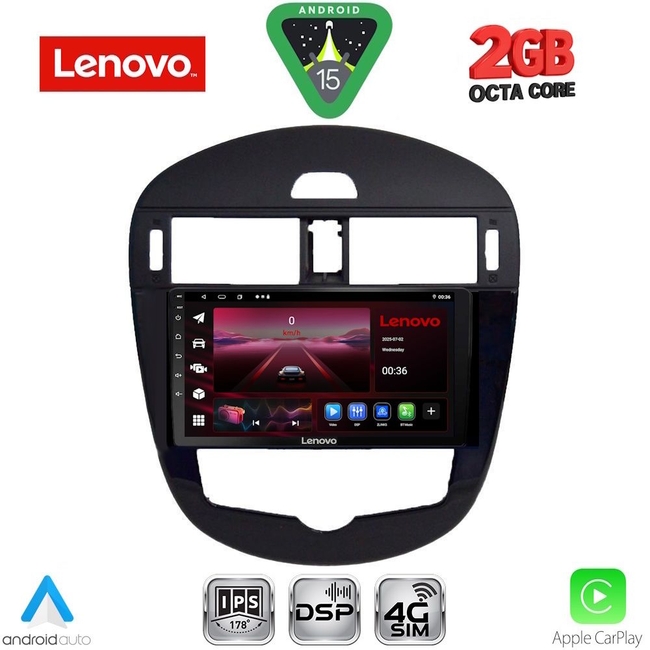 LENOVO LVF 5470_CPA CLIMA (9inc) MULTIMEDIA TABLET for NISSAN PULSAR mod. 2014-2020