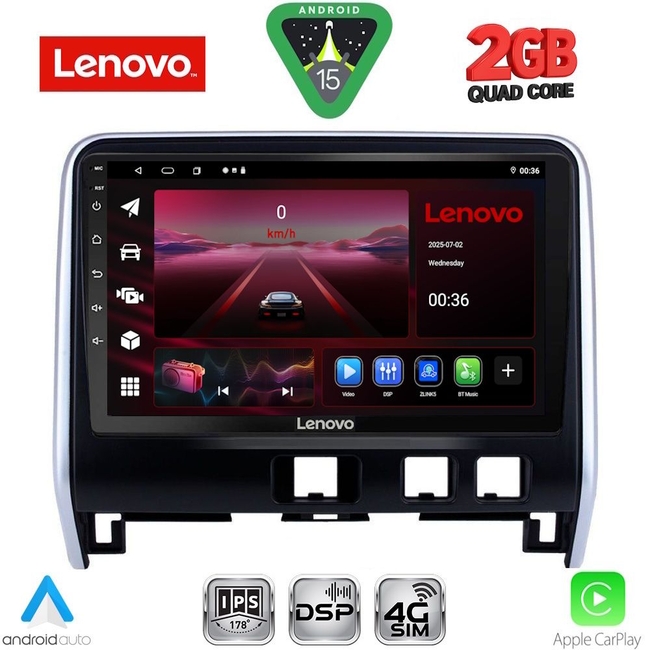 LENOVO LVF 5471_CPA (10inc) MULTIMEDIA TABLET for NISSAN SERENA mod. 2016-2022